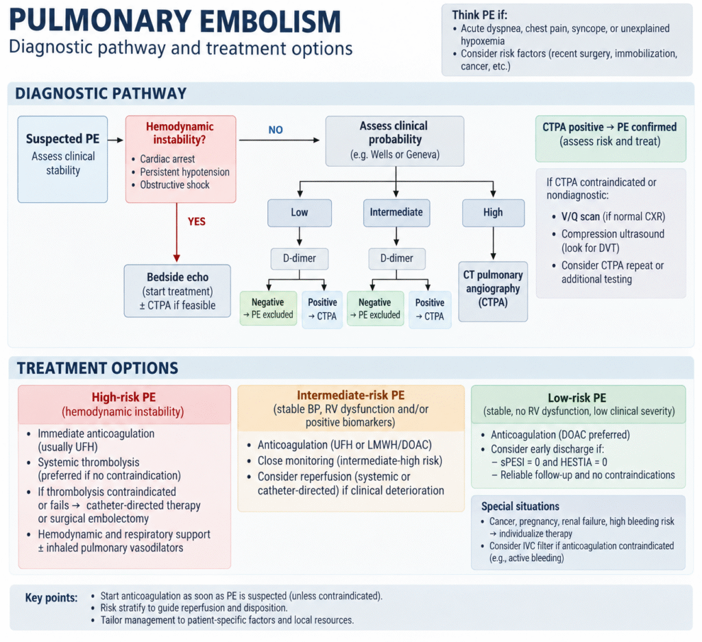 pulmonary embolism diagnosis